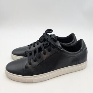 Winthrop Clay Leather Low Top Sneaker Shoes Women's Black Size US9 EU40